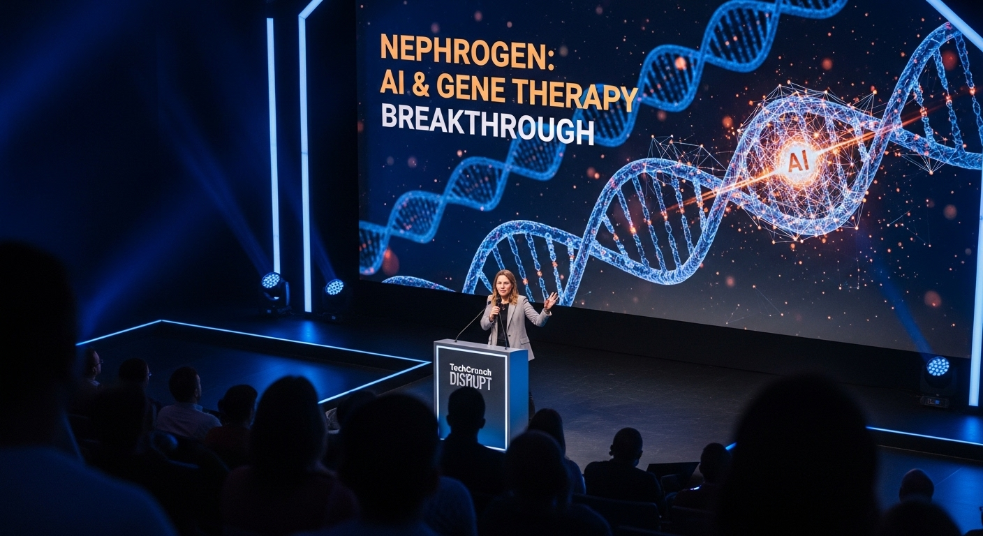 Nephrogen’s AI & Gene Therapy Breakthrough at TechCrunch Disrupt