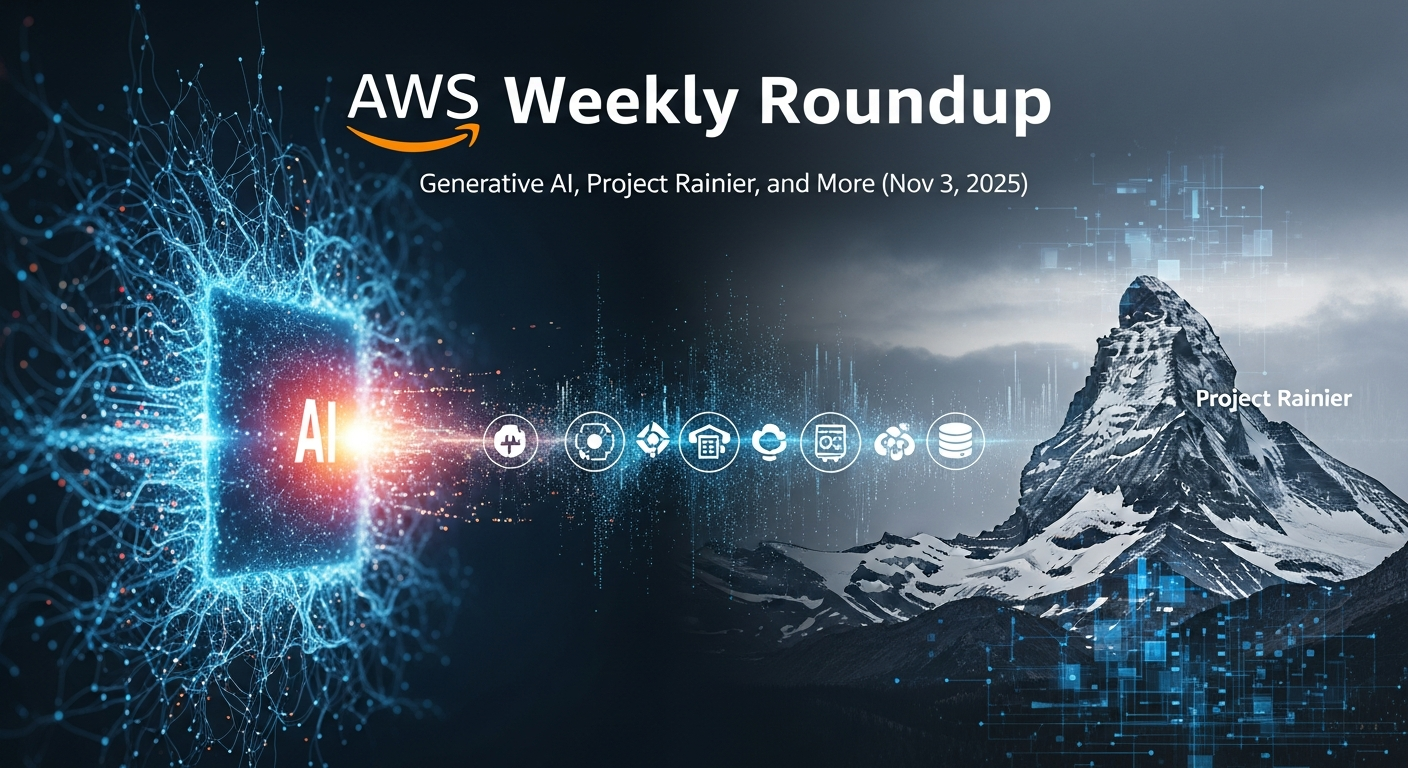 AWS Weekly Roundup: Generative AI, Project Rainier & More
