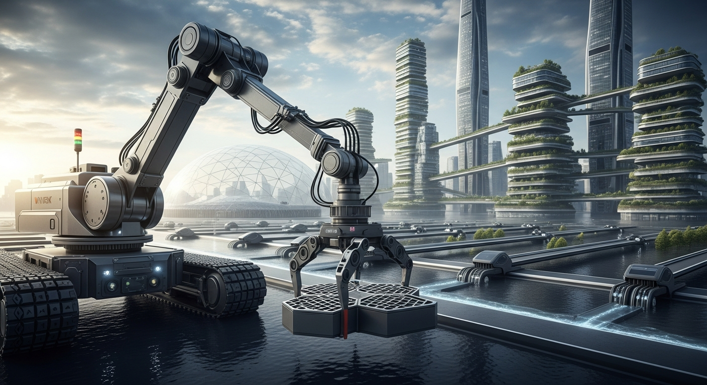 Terraforming Robots: Protecting Cities from Rising Seas