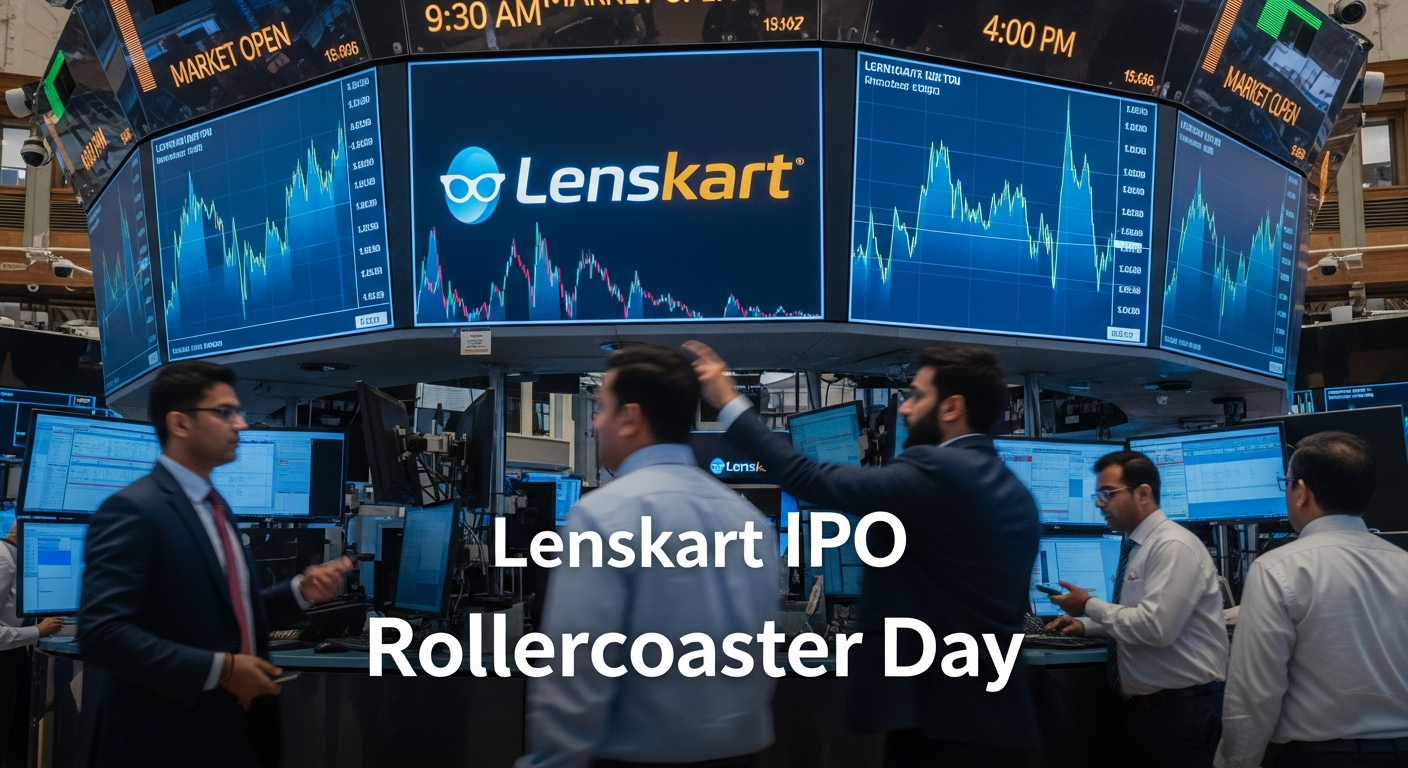 Lenskart IPO: Stock Market Rollercoaster Ride