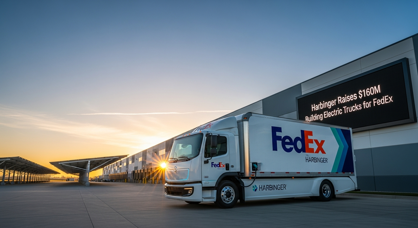 Harbinger Raises $160M to Build Electric Trucks for FedEx