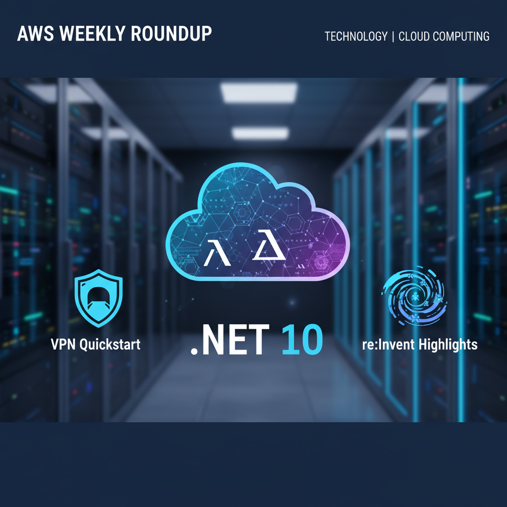 AWS Weekly Roundup: .NET 10, VPN, & re:Invent Highlights