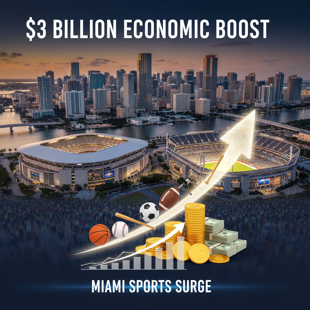 Miami to Get $3B Economic Boost from Sports Events