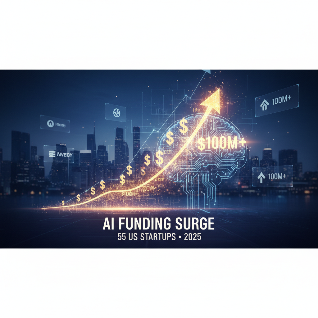AI Funding Boom: US Startups Raise Over $100M in 2025