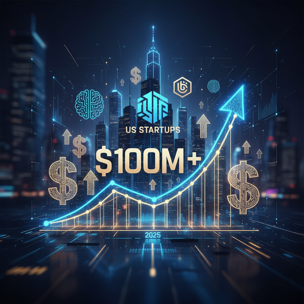 AI Funding Boom: 55 US Startups Raise $100M+ in 2025