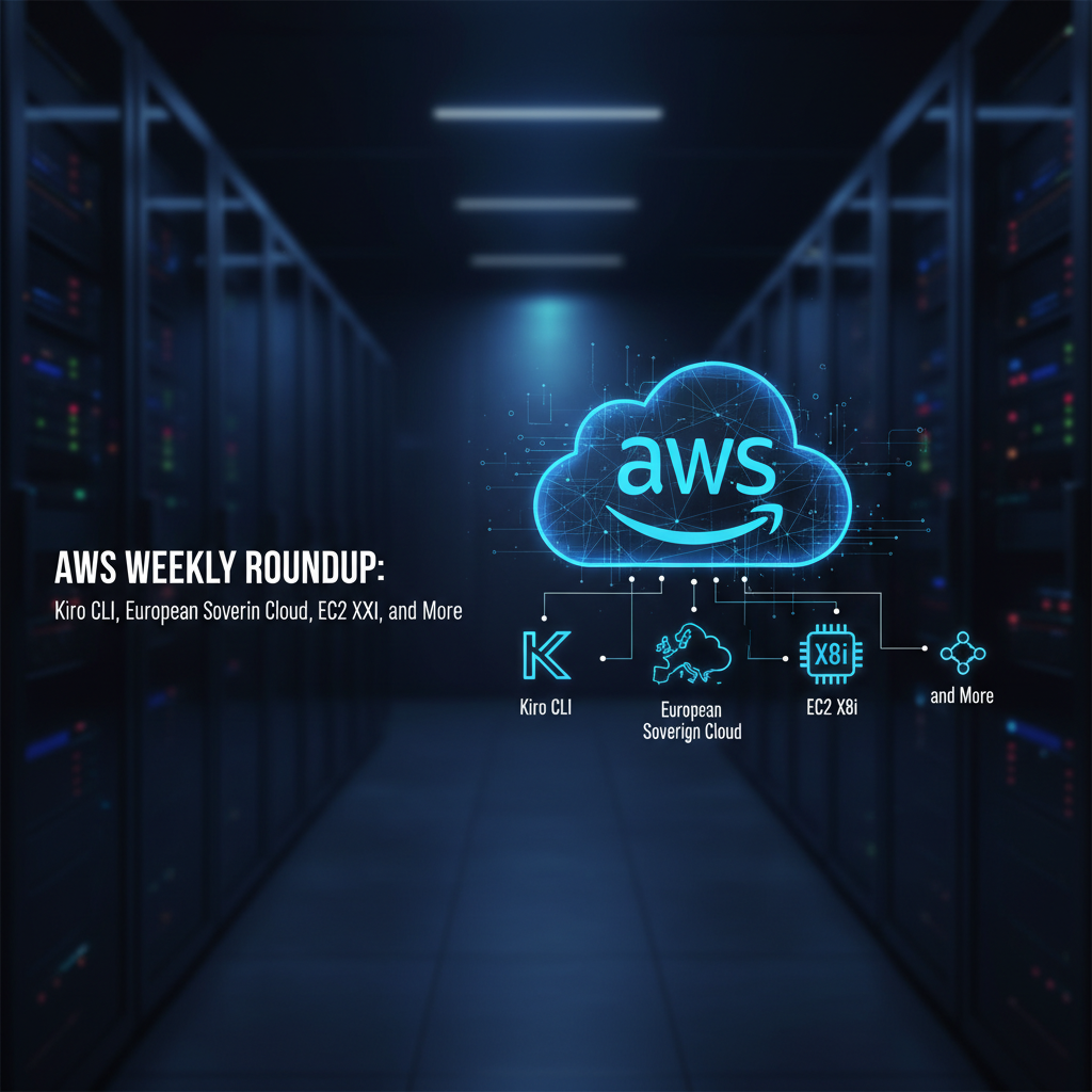 AWS Weekly Roundup: Kiro CLI, EC2 X8i, & European Sovereign Cloud