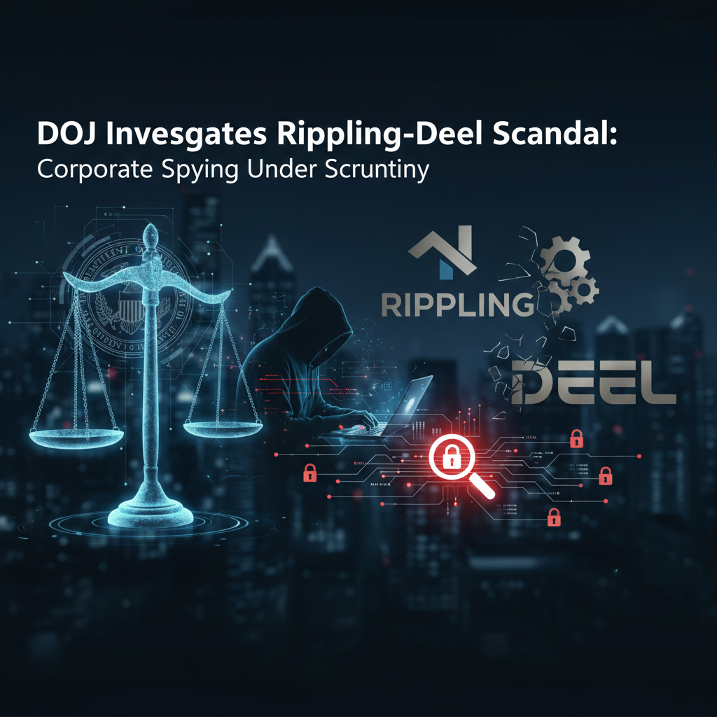 DOJ Investigates Rippling-Deel Scandal: Corporate Spying