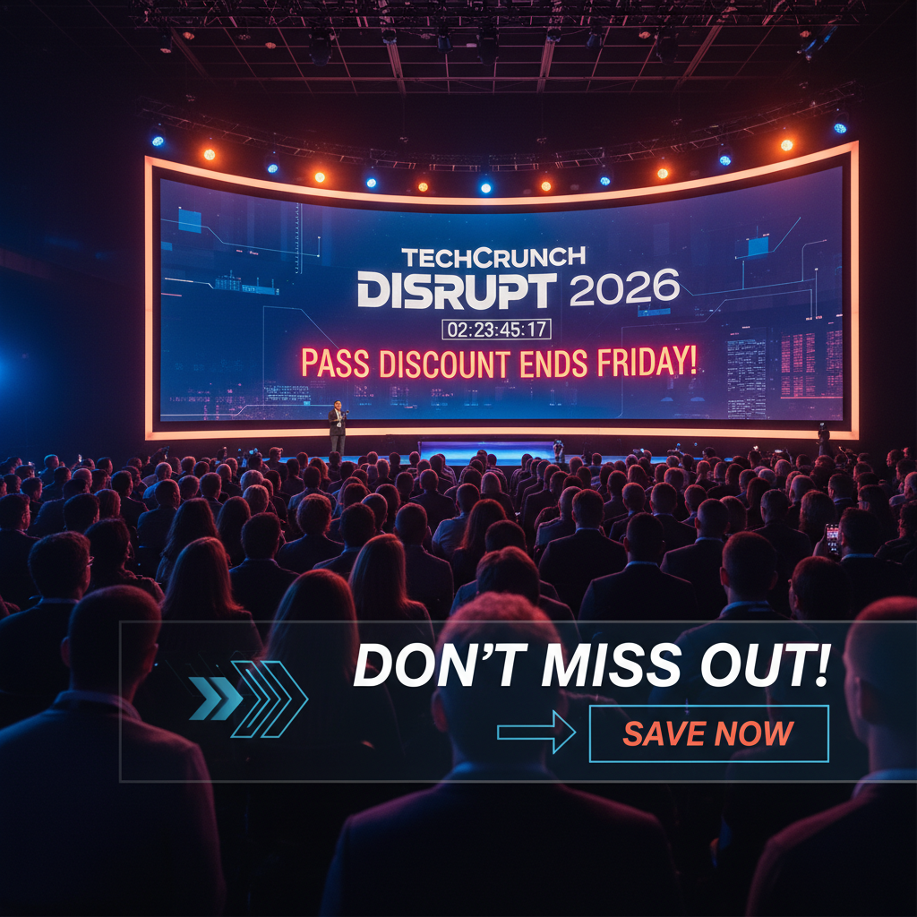 TechCrunch Disrupt 2026: Last Chance for Discounted Passes!