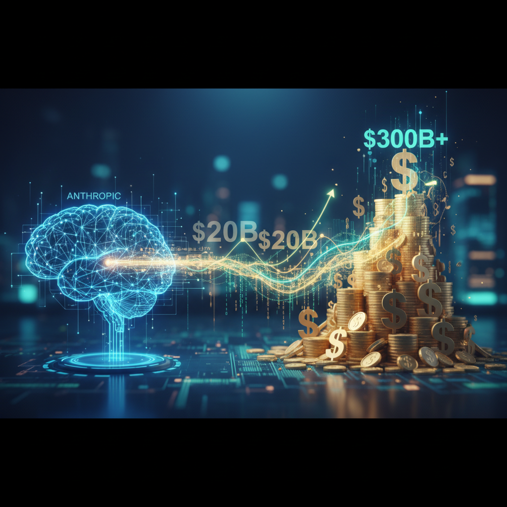 Anthropic Eyes $20B Raise, Targets $300B+ Valuation