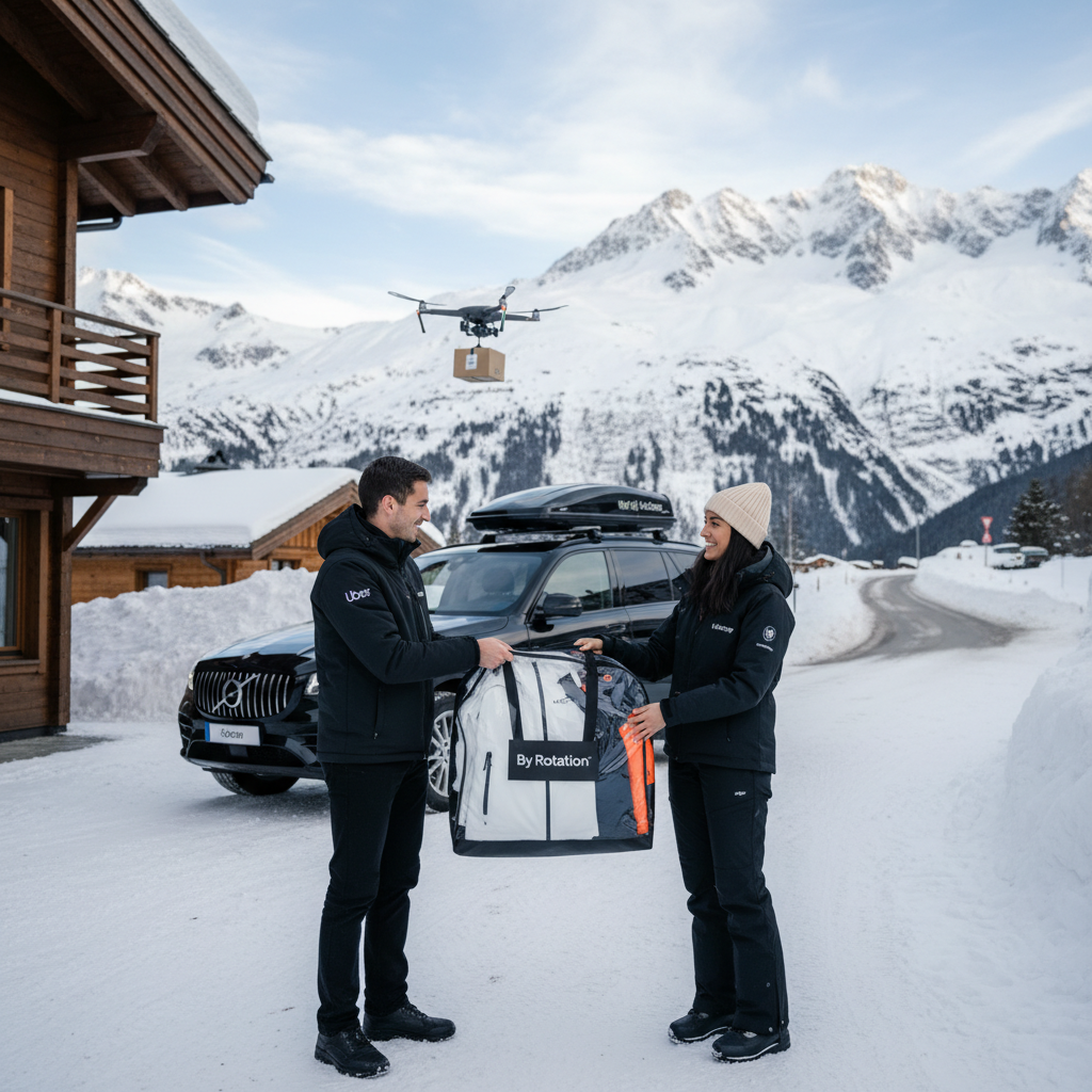 By Rotation & Uber Team Up for Ski Clothing Rentals in the UK