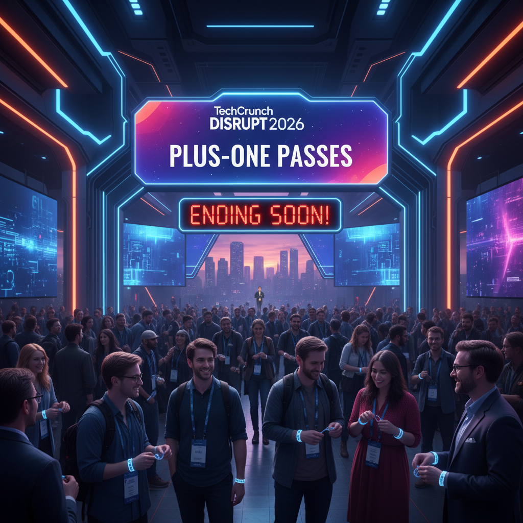 TechCrunch Disrupt 2026: Last Chance for Plus-One Passes!