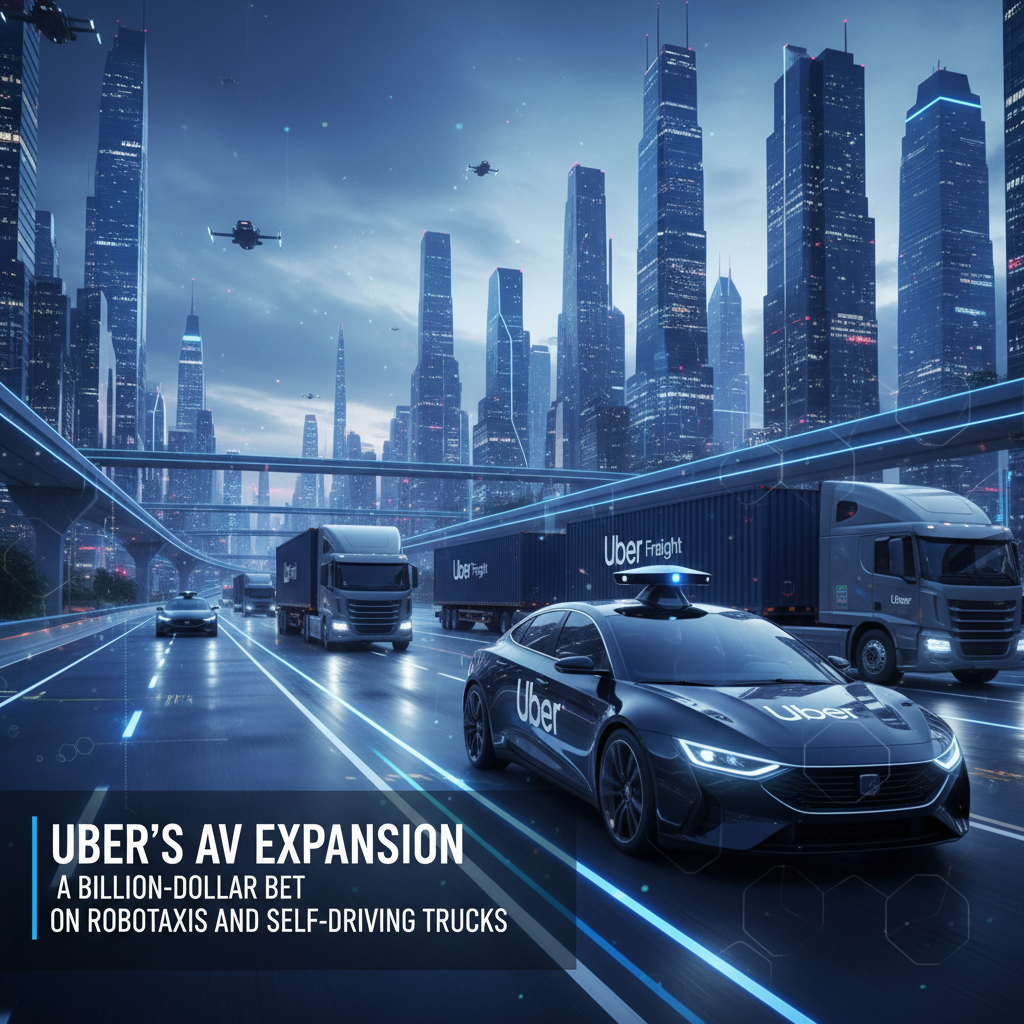 Uber’s Billion-Dollar Bet: Robotaxis & Self-Driving Trucks