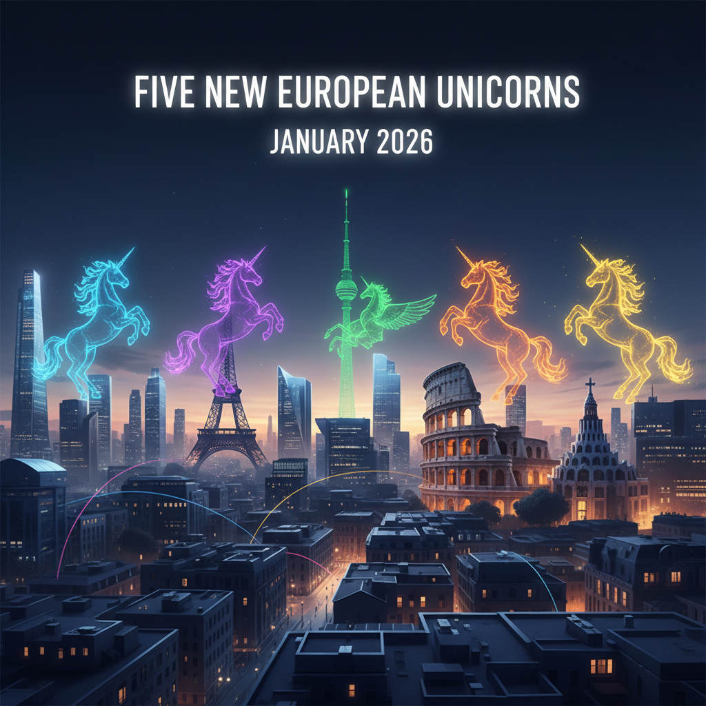 5 New European Unicorns Emerge in January 2026