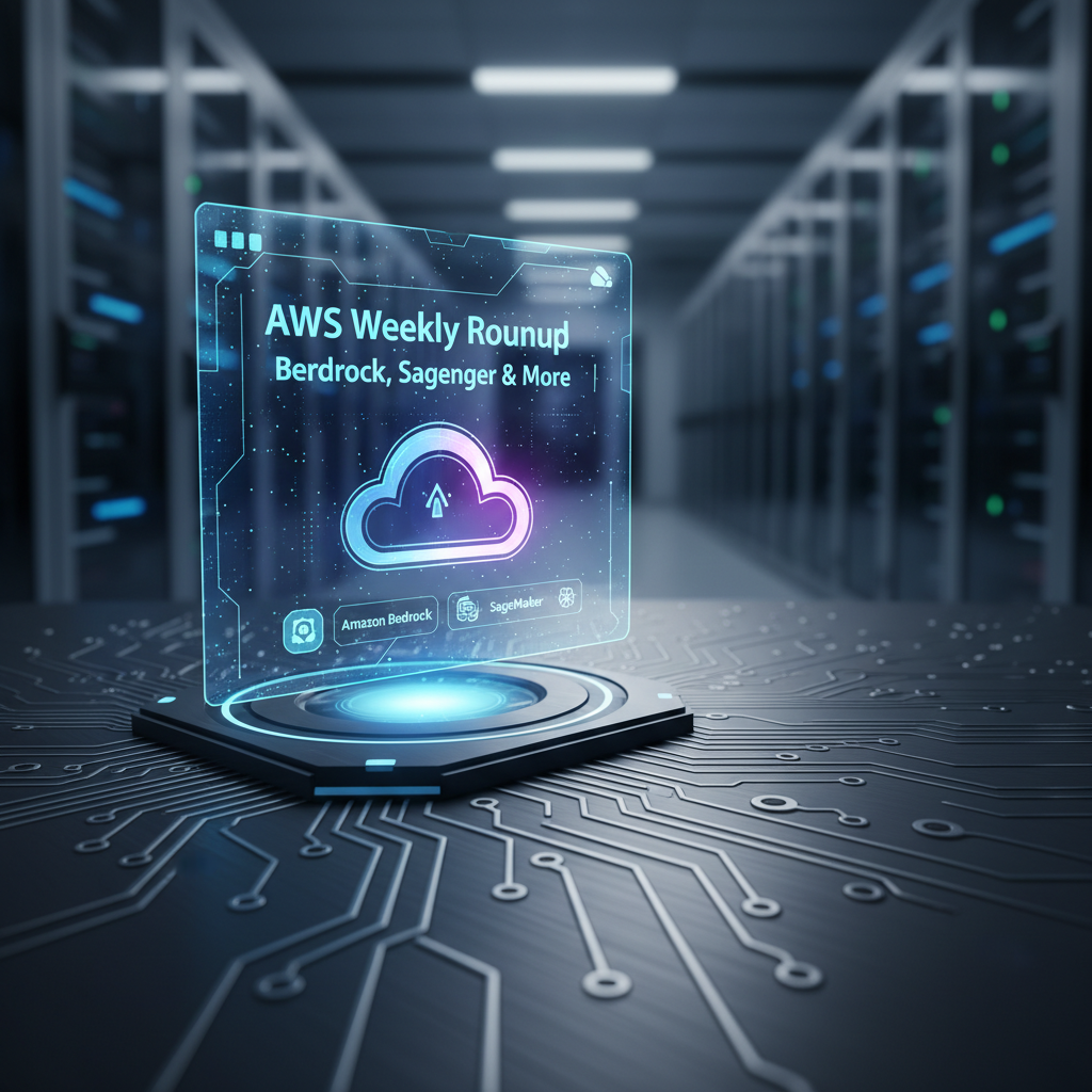 AWS Weekly Roundup: Bedrock, SageMaker & Cloud Updates