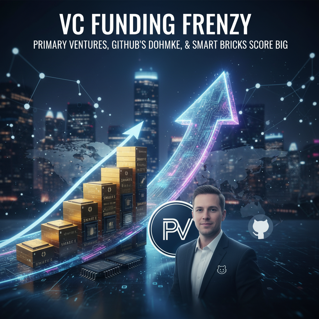 VC Funding Roundup: Primary Ventures, Dohmke, & Smart Bricks