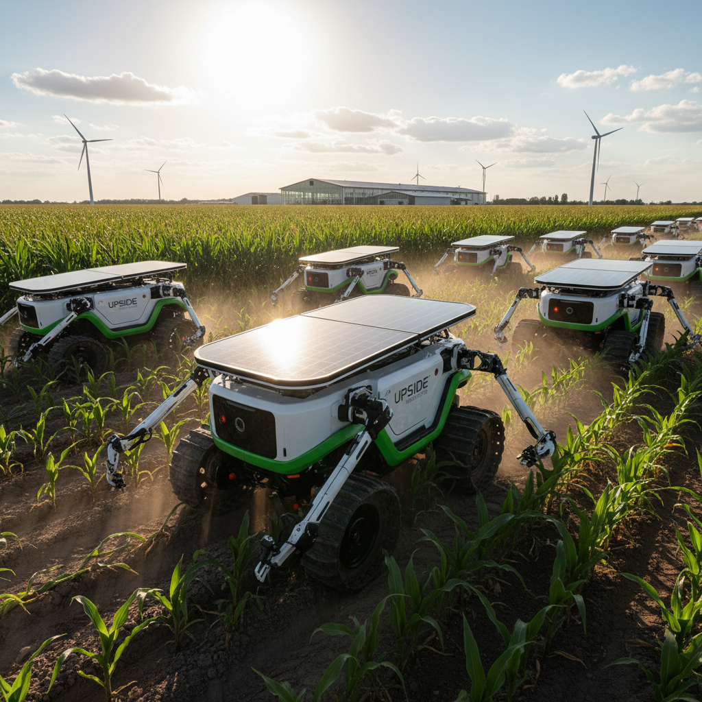 Upside Robotics: Solar Robots Revolutionize Corn Farming