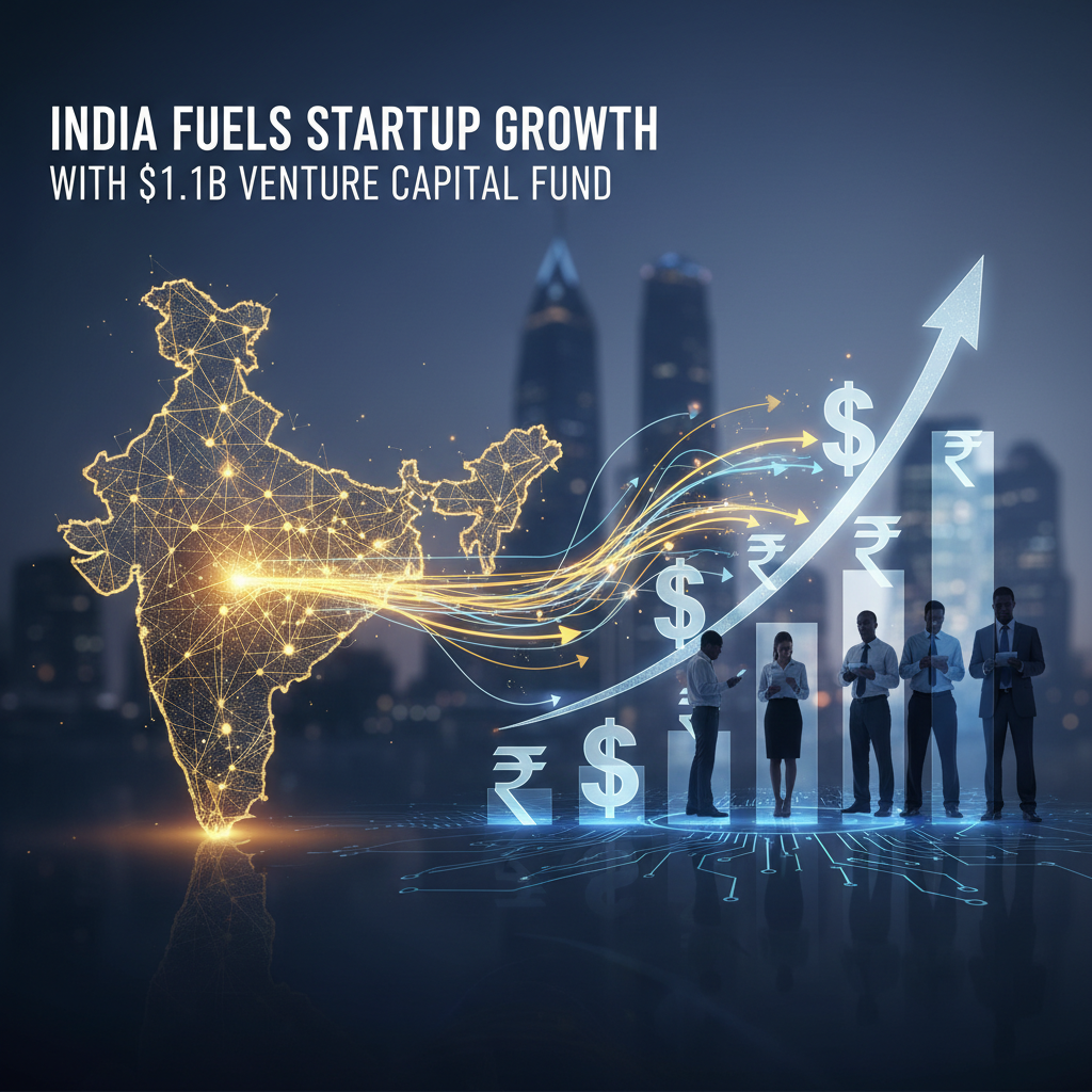 India Launches $1.1B Fund for Startup Growth