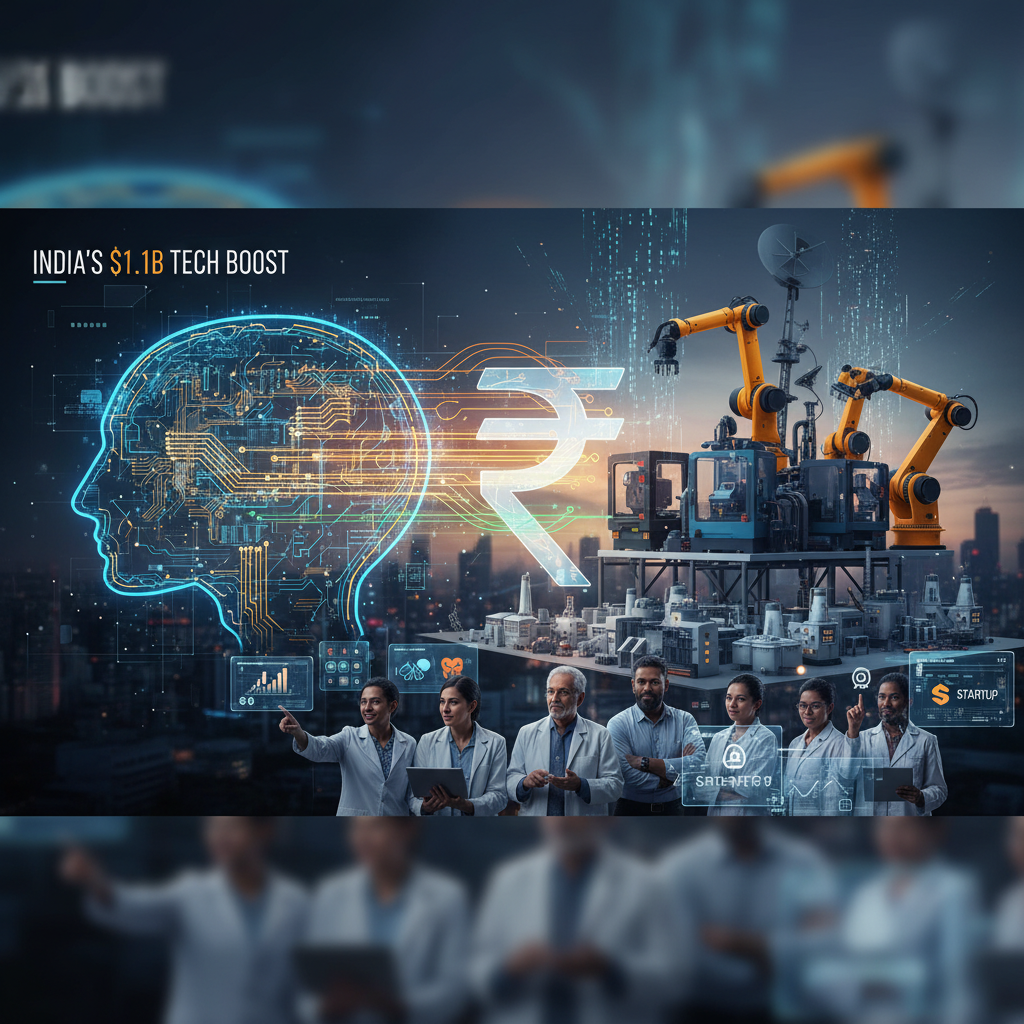 India Invests $1.1B in Deep Tech & Manufacturing Startups