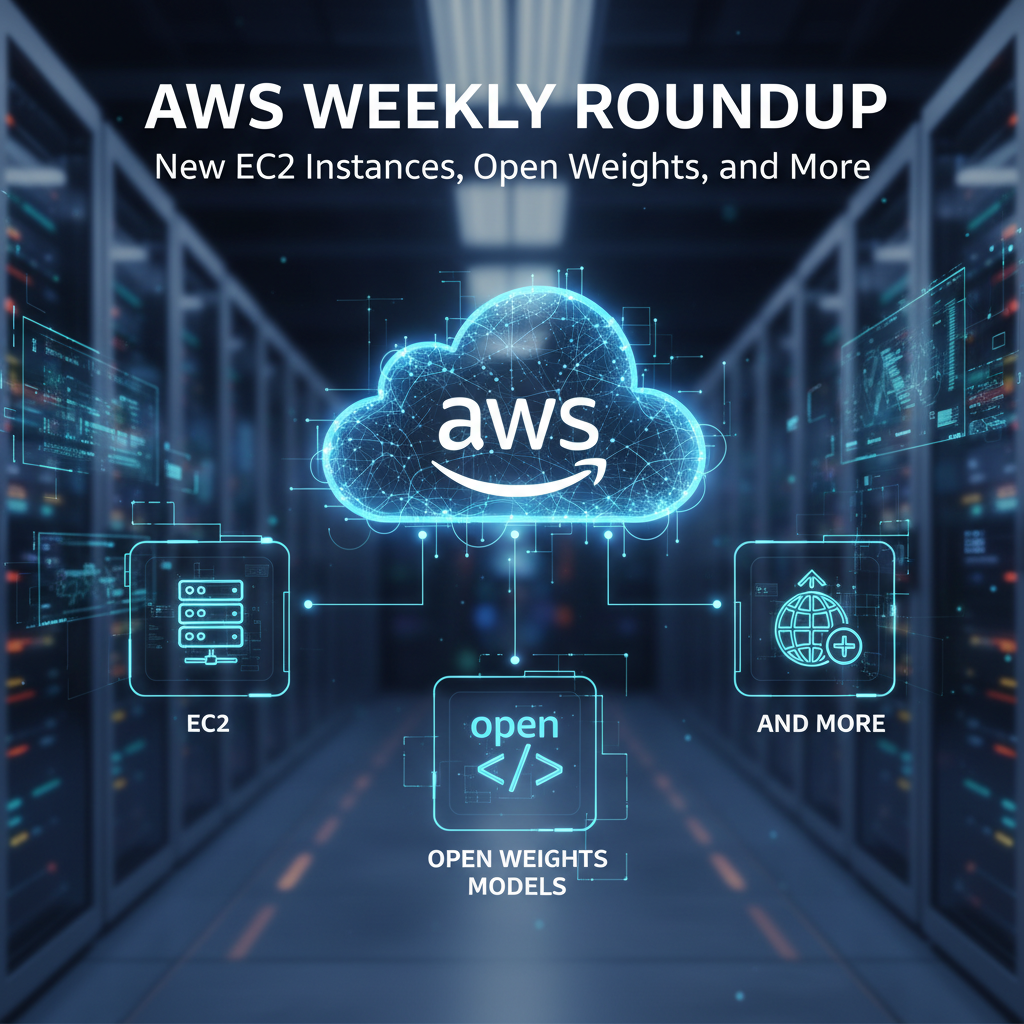 AWS Weekly Roundup: EC2 Instances, Open Weights Models & More