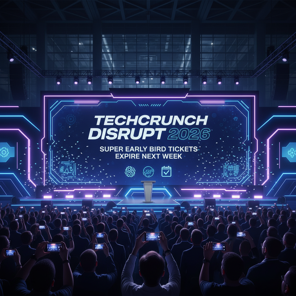 TechCrunch Disrupt 2026: Super Early Bird Tickets Expire Next Week!