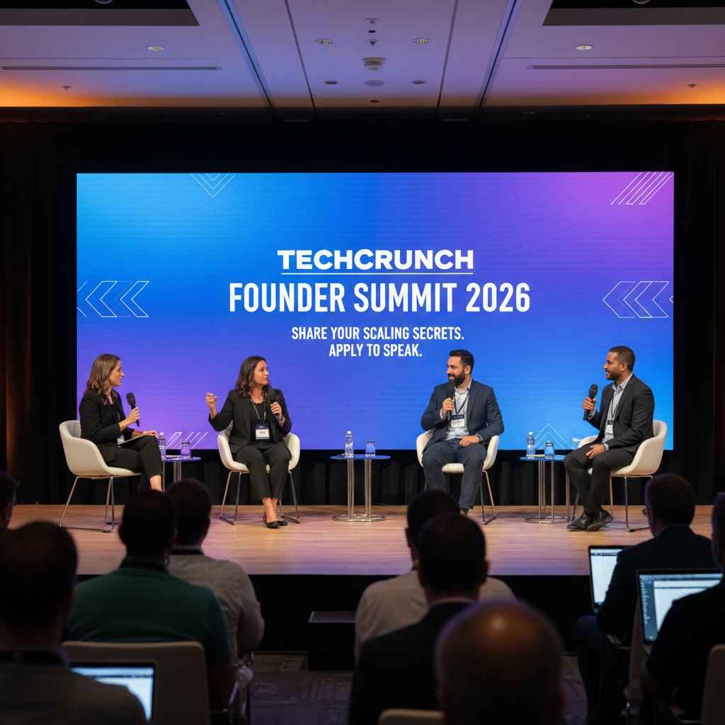 TechCrunch Founder Summit 2026: Speak & Share Scaling Secrets!