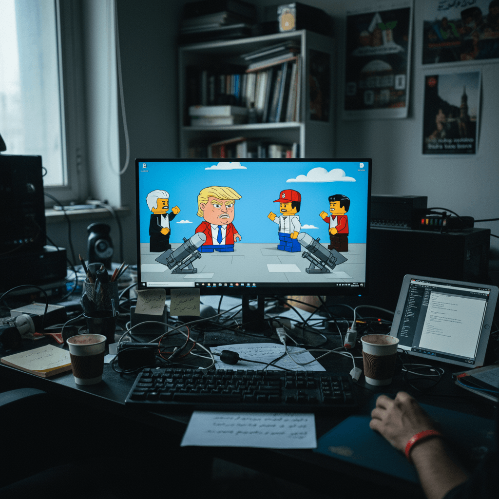 Pro-Iran Group Trolls Trump with AI Lego Videos